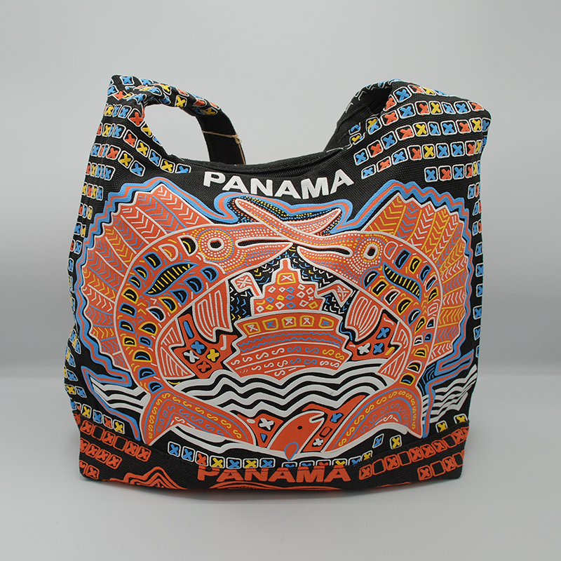 Panamanian Molas Print Canvas Bag